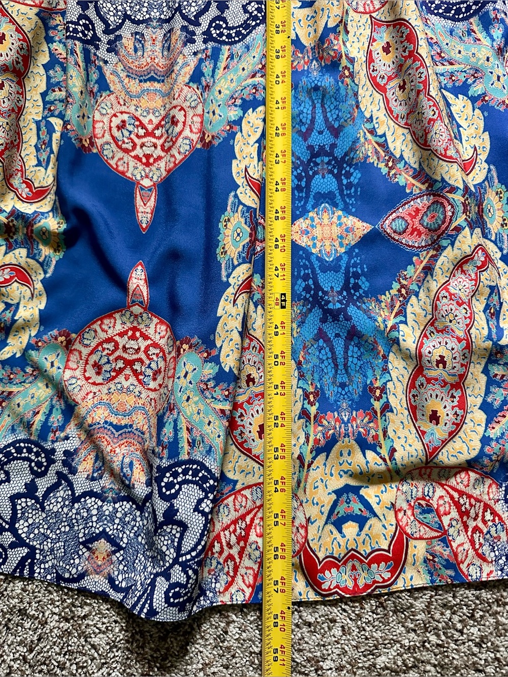 Ranna Gill Blue Multicolor Halter Maxi Dress - Picture 6 of 10